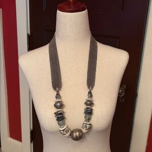 Twine & Twig beaded necklace